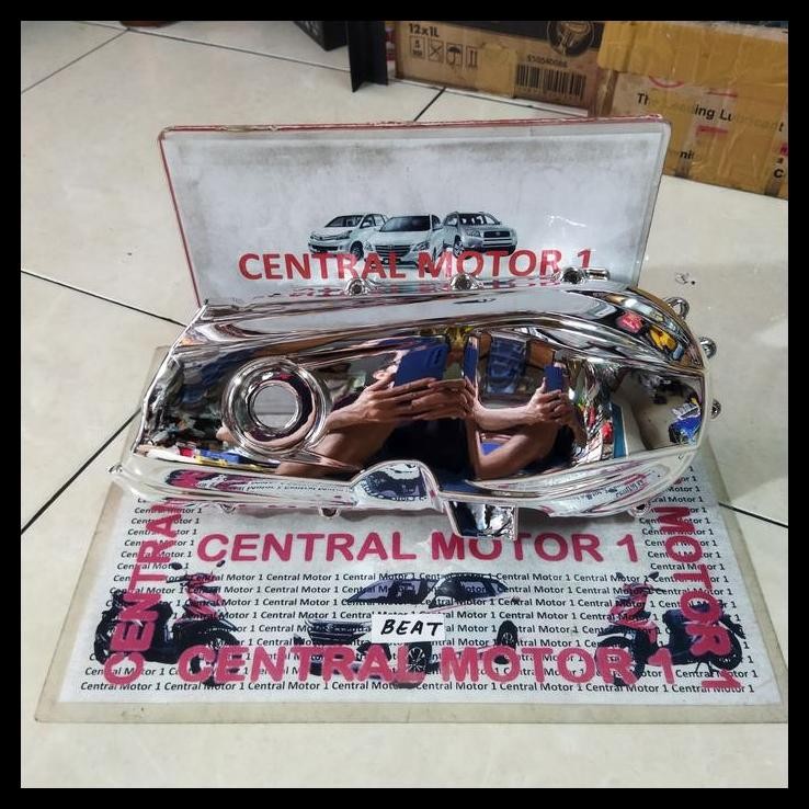 TERBARU TUTUP CVT BEAT KARBURATOR VARIASI CHRUME