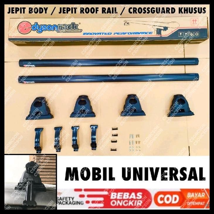 HOT DEAL CROSS BAR KAKI RACK JEPIT BODY / ROOF RAIL PREMIUM MOBIL UNIVERSAL EDYSON RACK AVANZA XENIA