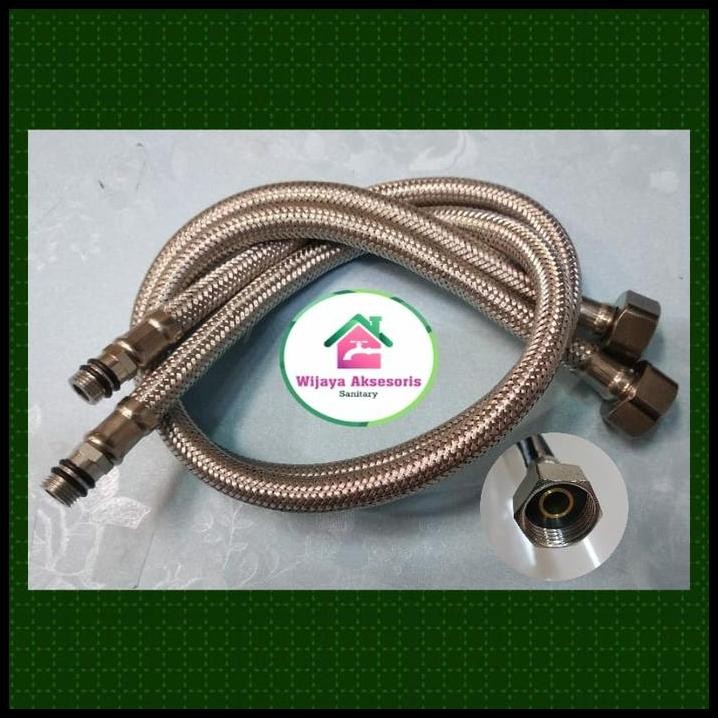 Selang Fleksibel Kran Air Panas Dingin/Sambungan Kran Air Wastafel