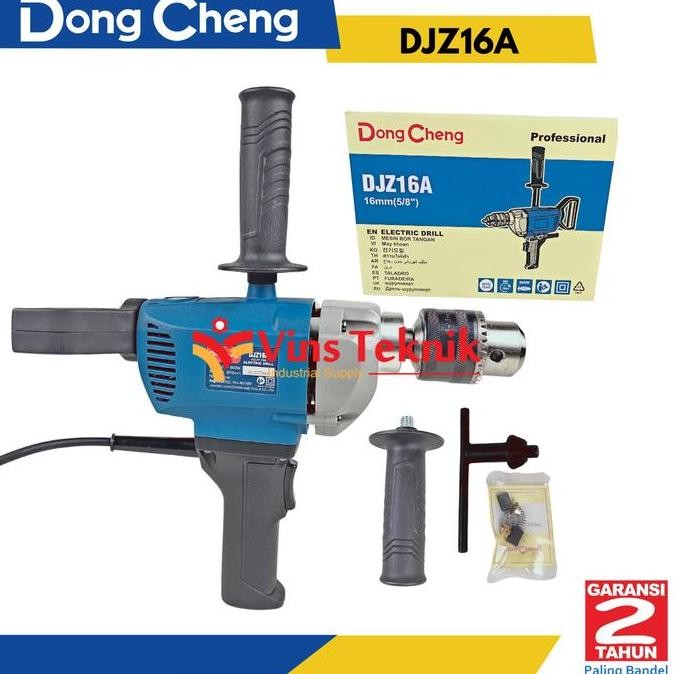 Mesin bor tangan 16mm DJZ16A DONGCHENG DJZ 16 A hammer drill