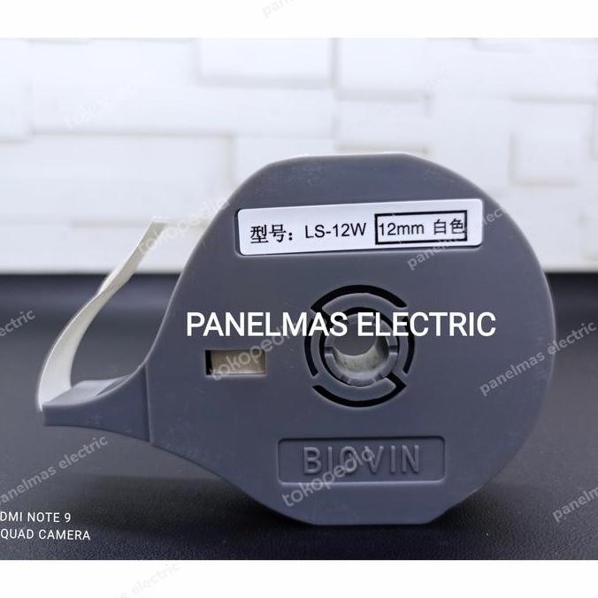 

Label Mesin Printing Marker Tube Ls-12W Putih Biovin New Stok
