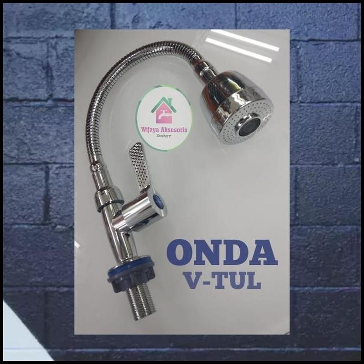 Kran Onda Cuci Piring V-TUL/Kran Fleksibel Meja/Kran Sink Cuci Piring