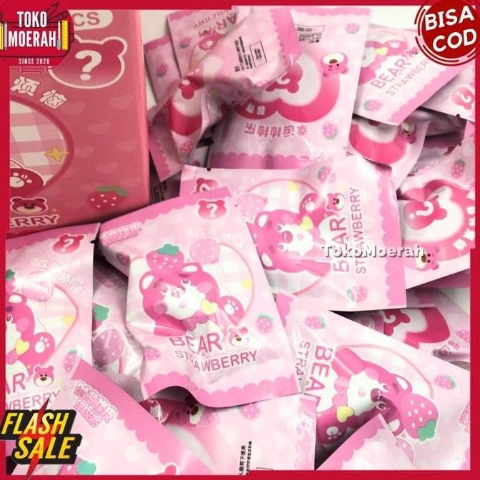 

1 Box 32Pcs Penghapus Misteri Pack Lotso Eraser Mystery Bag Lotso Lucu New Stok