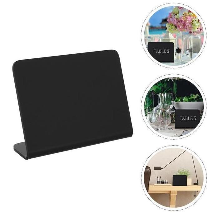 

5 PcsPapan Tulis Kapur Food Buffet Mini/Acrylic Mini Chalkboard New Stok