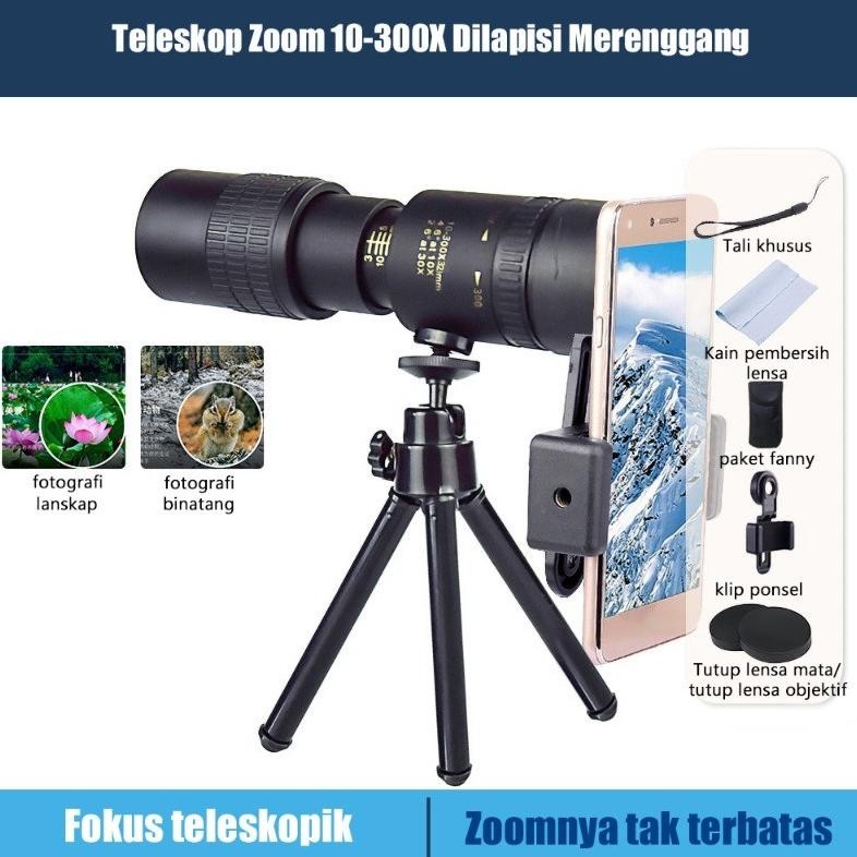 CODlensa apexel 40x zoom /Lensa Zoom Yang Dapat Ditarik HP Lens Kamera TeleZoom Apexel 10x-100x Univ