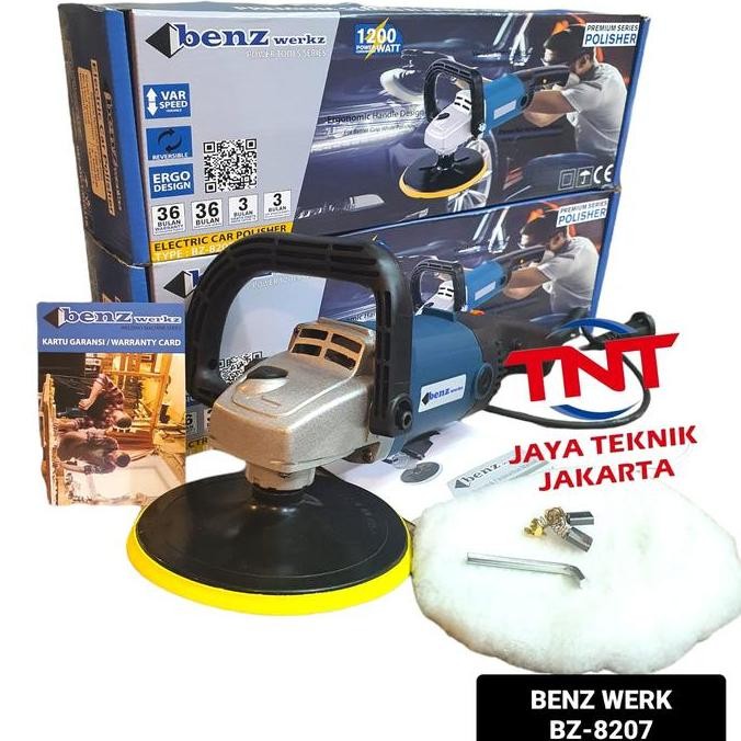 Mesin Poles Mobil Benz 7 Inch / Polisher Benz 7" Bz 8207 / Benz Bz8207