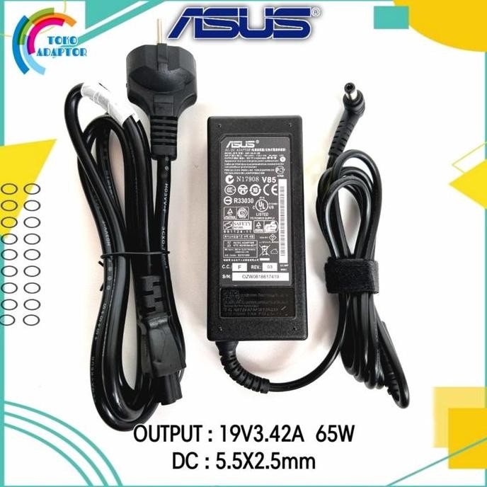 Adaptor Charger Asus A43 K43S 19V 3.42A Original - Adaptor Laptop