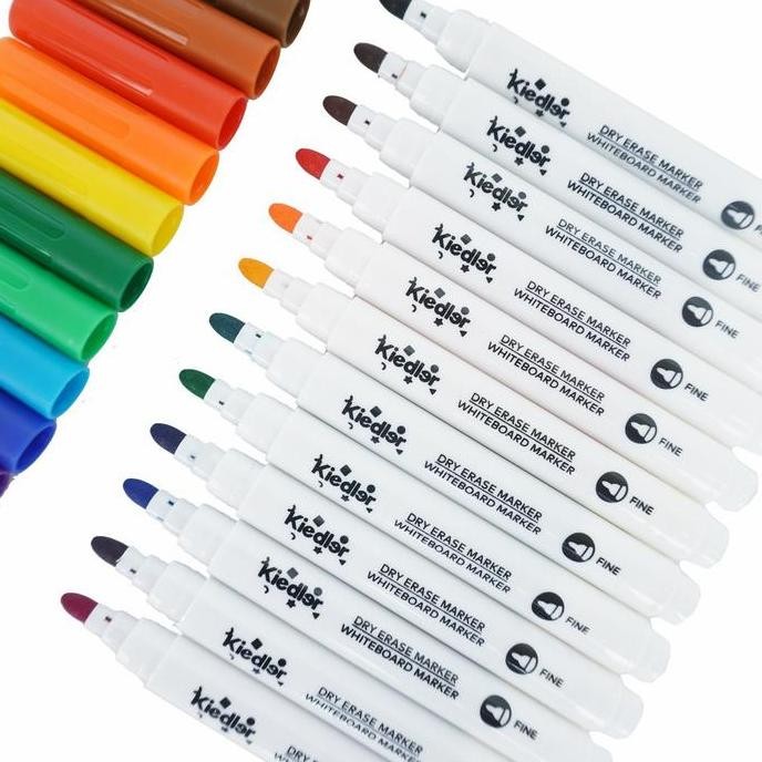 

Kiedler Spidol Dry Erase Marker / Spidol Tidak Berbau New Stok