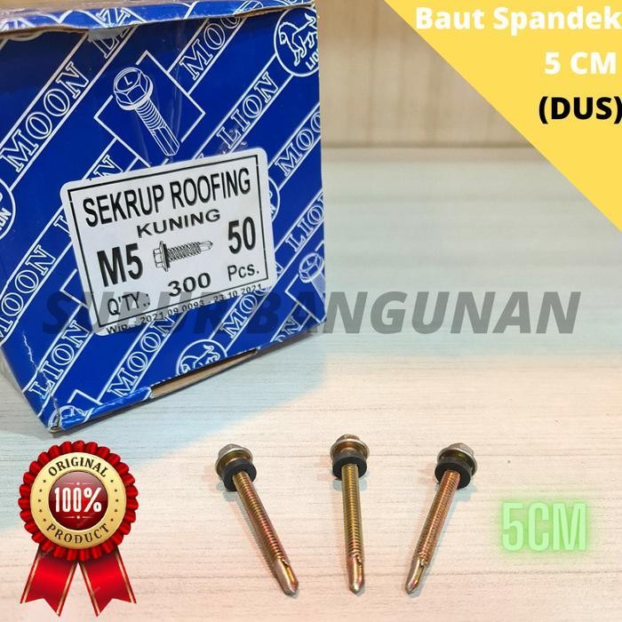 Baut Roofing / Baut Spandek / Baut Drilling / Skrup Spandek 5 Cm Original Dan Terpercaya