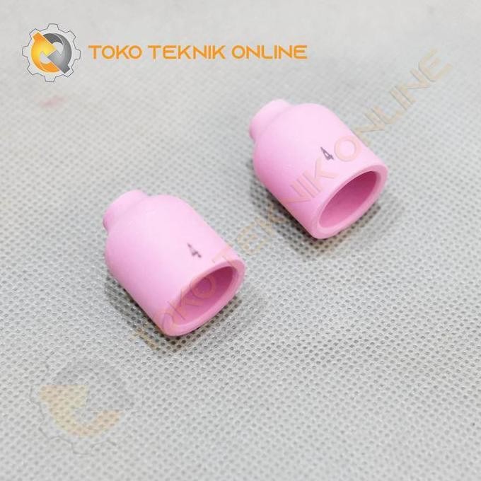 Gas Lens Nozzle Untuk Tig Torch Tipe Wp9, No.4 Caldwell