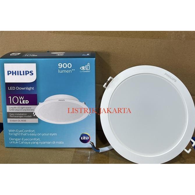 Lampu Downlight LED Panel Philips Eridani 7.5W 59262 Original Terang Plafon Rumah Kantor