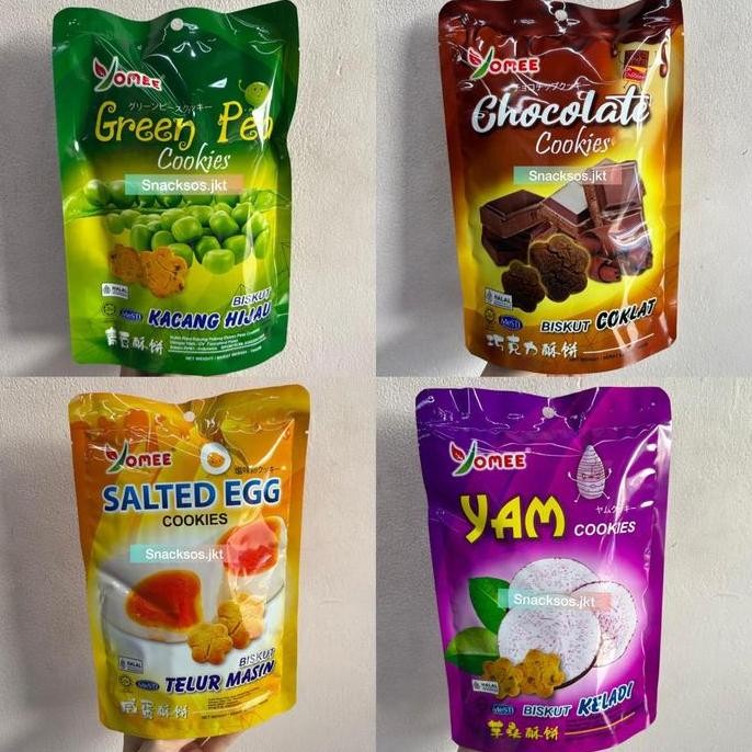 

YOMEE COOKIES SALTED EGG / GREEN PEA / YAM / CHOCOLATE COOKIE MALAYSIA