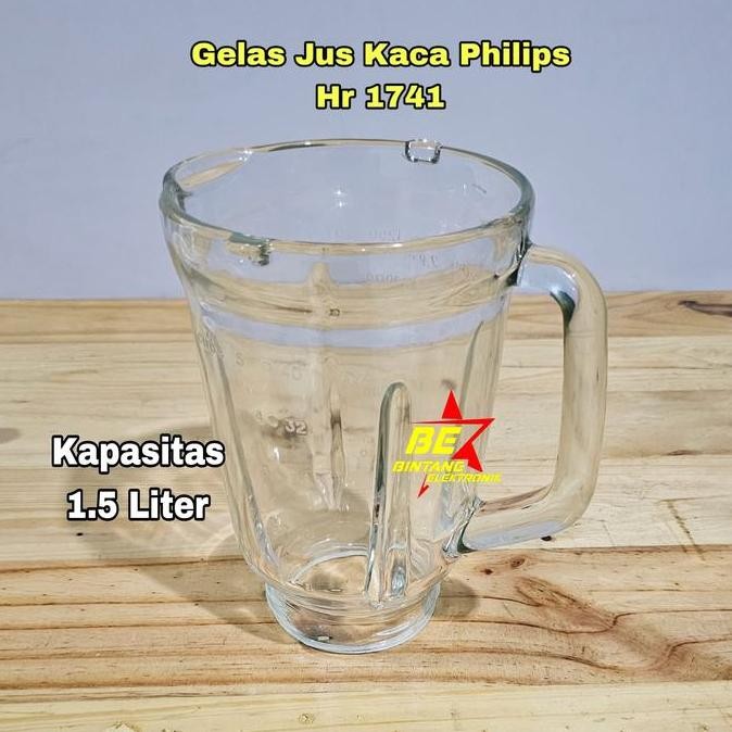 Gelas Kaca Jus Blender Philips HR1741 HR1791 Cucina Original Pengganti