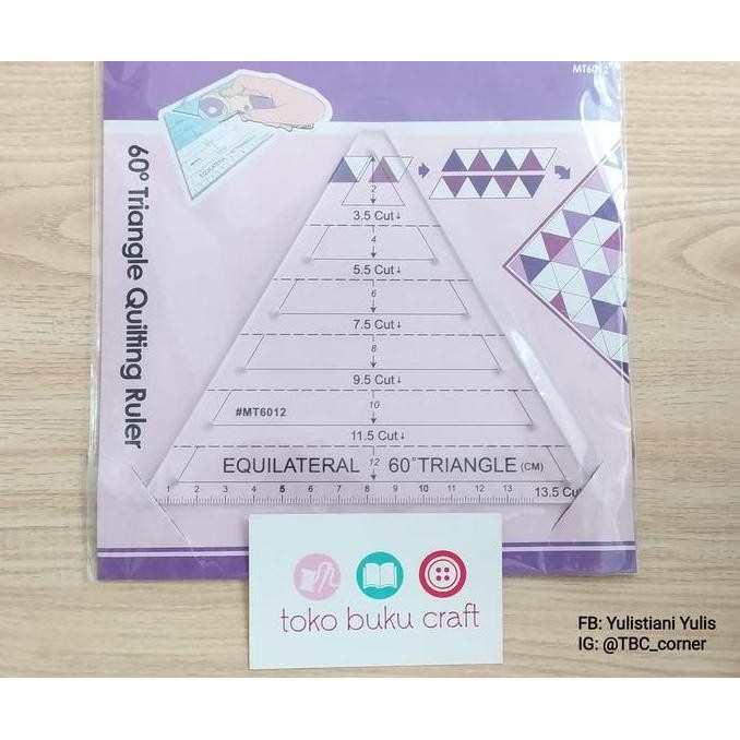 

Penggaris Patchwork Taiwan Made New Stok