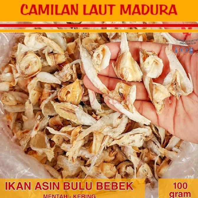 

Ikan Asin Bulu Mentok Mentah Kering Siap Goreng 100 Gram Camilan Laut Madura Teman Santai Cocok Buat Oleh Oleh Makanan Cemilan Snacks Keripik Kripik Fish