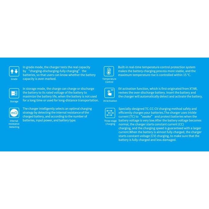 Xtar Vc4Sl Charger Baterai Fast Charging Qc3.0 4 Slot Upgraded Vc4S