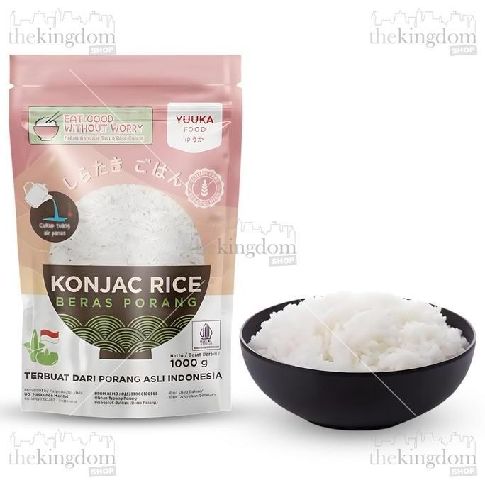 

Yuuka Food Konjac Rice 1000g Beras Porang Rendah Gula Healthy Food Nasi Sehat P88