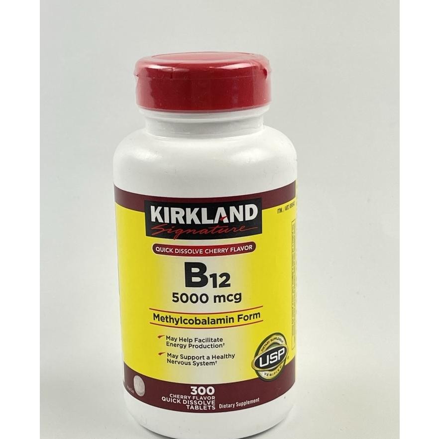 Kirkland Signature Vitamin B12 5000mcg  300 Tablets