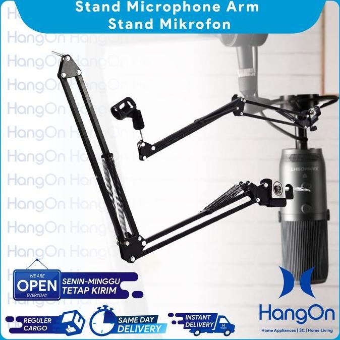 Stand Arm Mikrofon Mic Holder Adjustable Arm Stand Microphone Original
