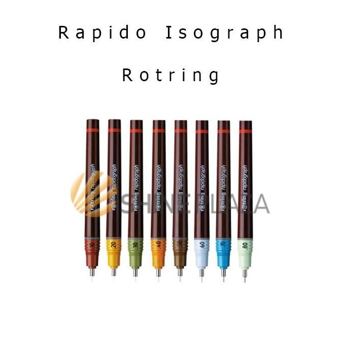 

Rapido Rotring Isograph Ukuran 0.1 0.2 0.3 0.4 0.5 0.6 0.7 0.8 Mm New Stok