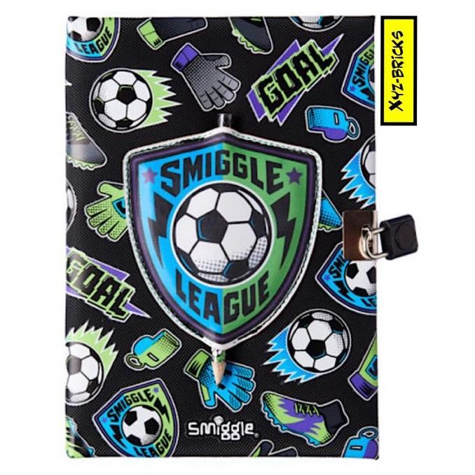 

Smiggle 408641 - Poppin Scratch 4 Scent A5 Lockable Notebook Black New Stok