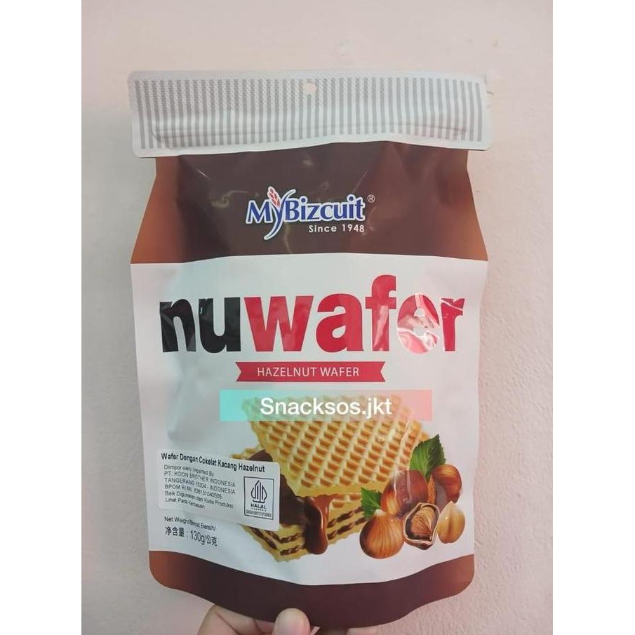 

MYBIZCUIT NUWAFER HAZELNUT- Wafer Kacang Hazelnut - MyBiscuit My Bizcuit