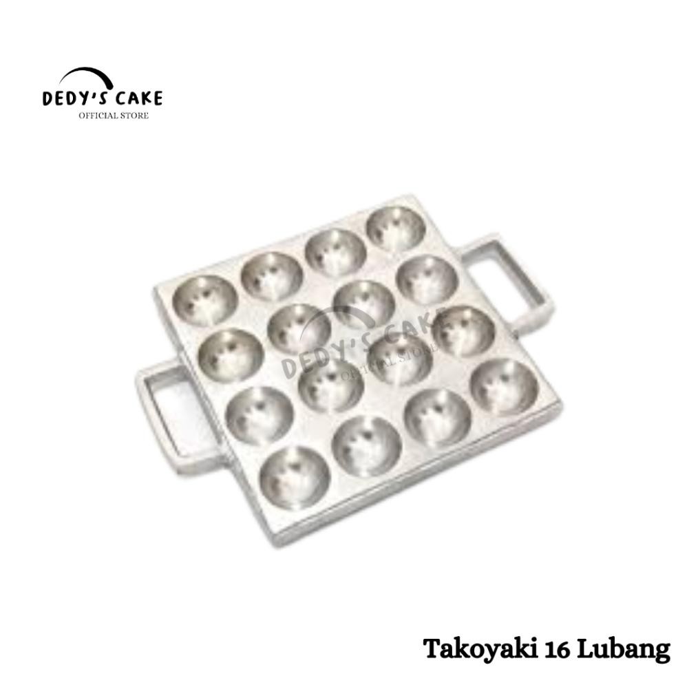 Cetakan Kue Takoyaki Sate Telor Pentol Goreng Isi 16 Lubang Anti Lengket MURAH