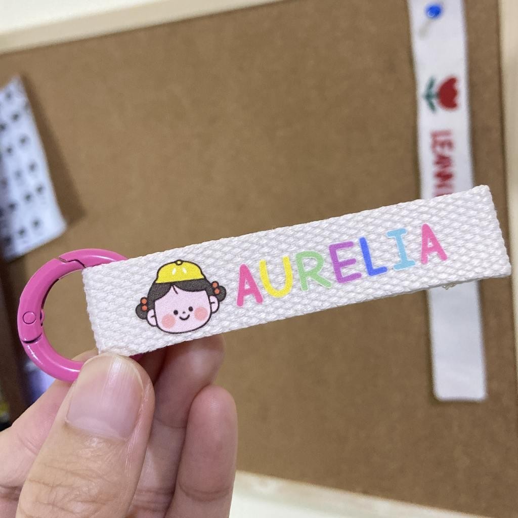 Gantungan Kunci Nama Anak / Bagcharm / Gantungan Kunci / Gantungan Nama Custom / Gantungan Tas