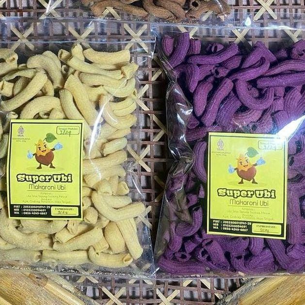 

Super Ubi Makaroni / Bundling Makaroni Ubi Ungu & Makaroni Ubi Kuning Cemilan Camilan Snack Kering Makanan