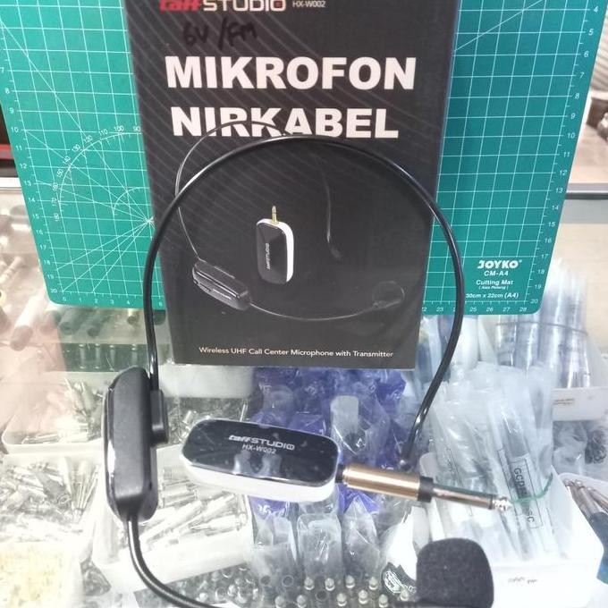 Mic Headset TAFFSTUDIO Wireless - Mikrofon Bando Headset Wireless Audio
