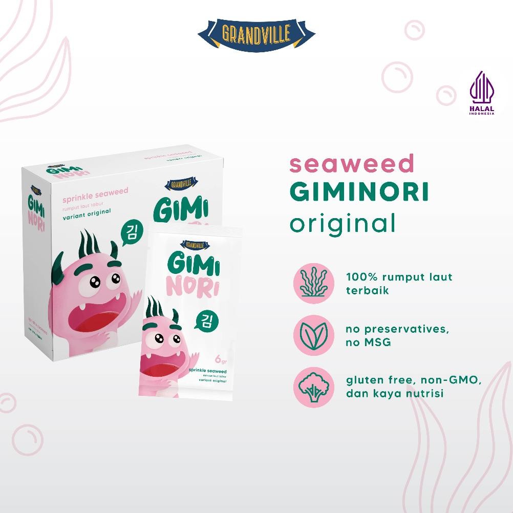 

Original Grandville Gimi Nori Rumput Laut Tabur Original Single Pack Ukd-23
