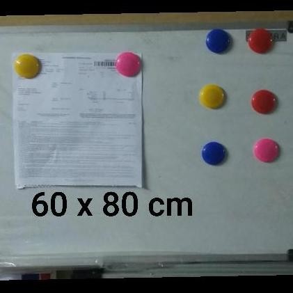 

Whiteboard Magnetik 60X80Cm New Stok