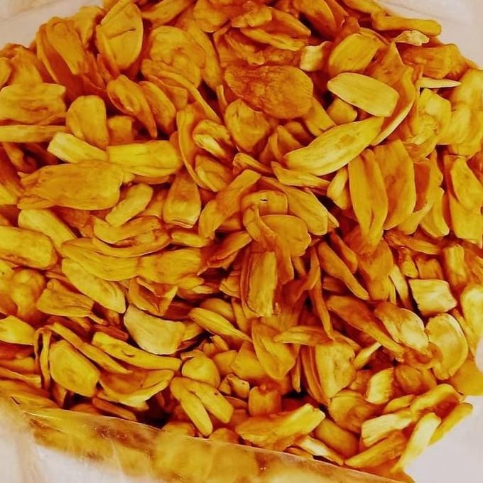 

Keripik Nangka Oven Grade B 500Gram Manis - Snack Makanan Ringan - Food Camilan Cemilan Kering