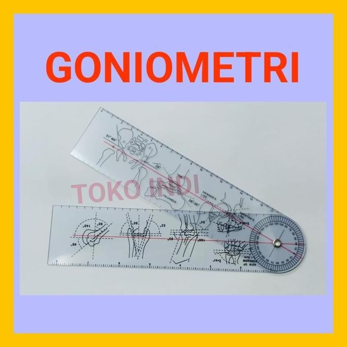 

Goniometer Alat Fisioterapi/Penggaris Sendi Sudut Medical Ruler/Pengga New Stok