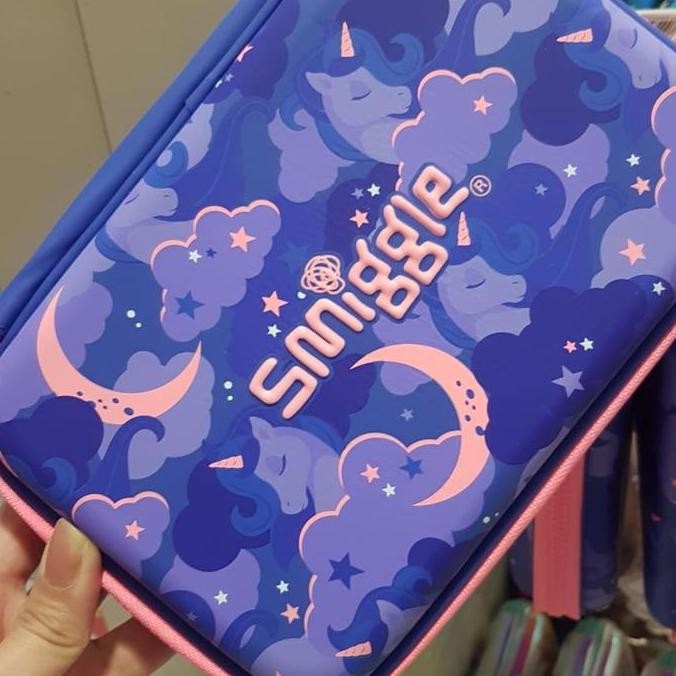 

Smiggle Pencil Case Hardtop Unicorn Purple Original New Stok