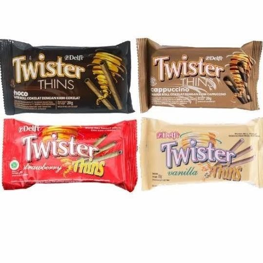 

[THIN] DELFI TWISTER THINS CHOCOLATE / VANILLA / STRAWBERRY /CAPPUCINO