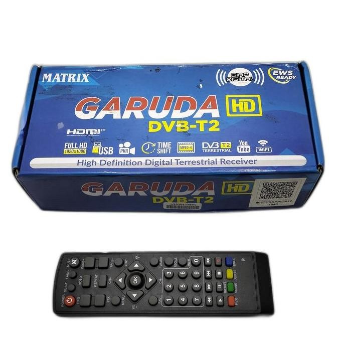 adaptor set top box matrix Garuda  biru spare part stb matrix Garuda remote control stb matrix Garud