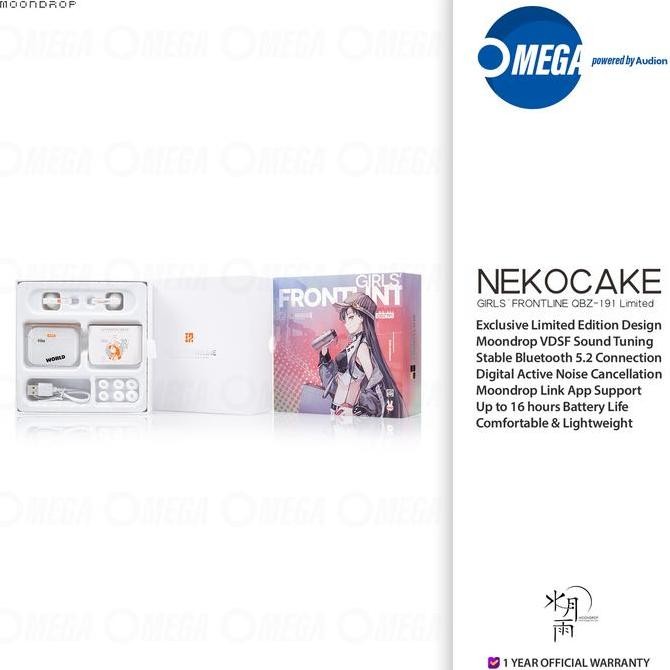 TERMURAH - MOONDROP NEKOCAKE GIRLS' FRONTLINE Limited Edition True Wireless TWS