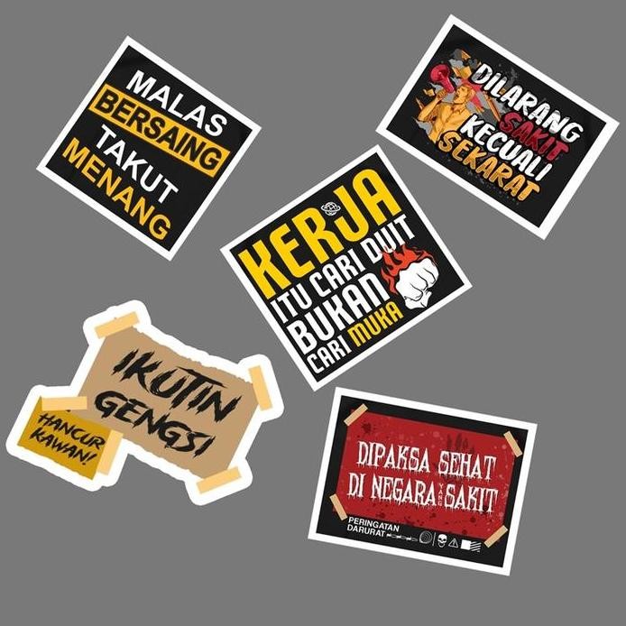

Kepstore Official - Sticker Pack Kata Kata Kepstore Official - Sticker Pack