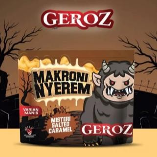 

Ready Stok"Geroz - Makroni Nyerem - Varian Manis - Rasa Salted Caramel
