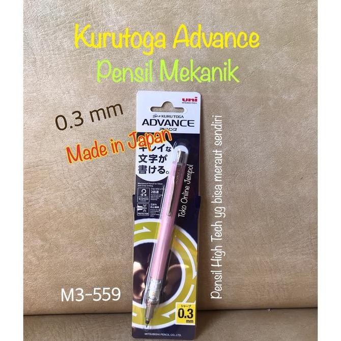 

Atk0745Kt 0.3 Mm Kurutoga Advance Pensil Mekanik M3-559 Mechanical 0,3 New Stok
