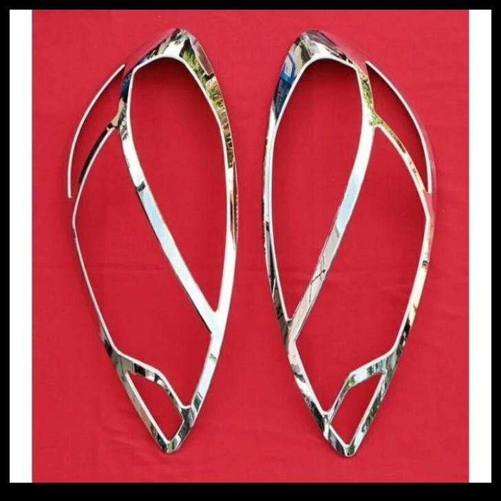 GRATIS ONGKIR GARNISH DEPAN COVER CHROME NEW BRIO RS MOBILIO RS 2015-2018 