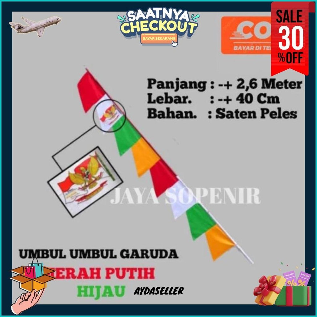 Umbul Umbul Merah Putih 1 Kodi Terlaris