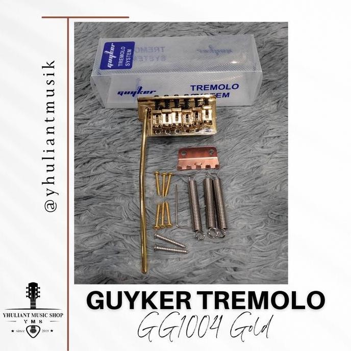 Guyker GG1004 Gold Tremolo Bridge Vintage 6 Screw