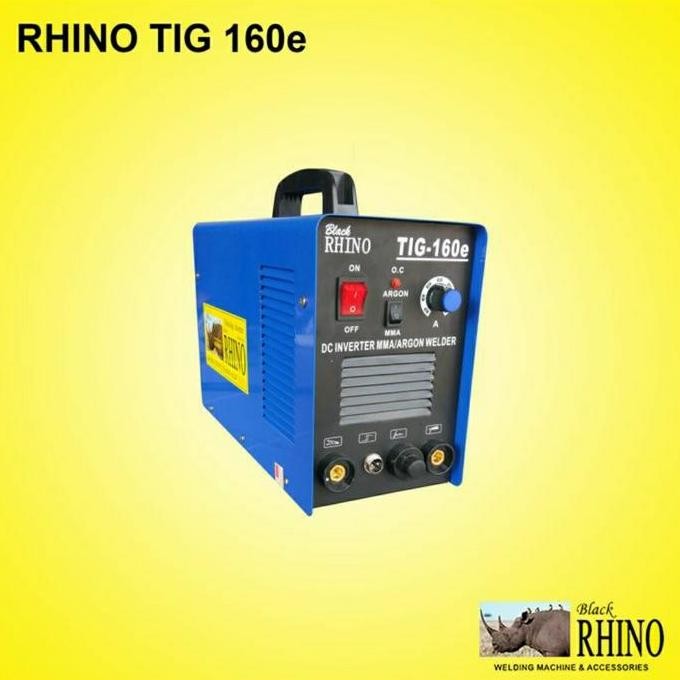 ready  Mesin las tig Rhino travo las tig argon rhino 160e biru