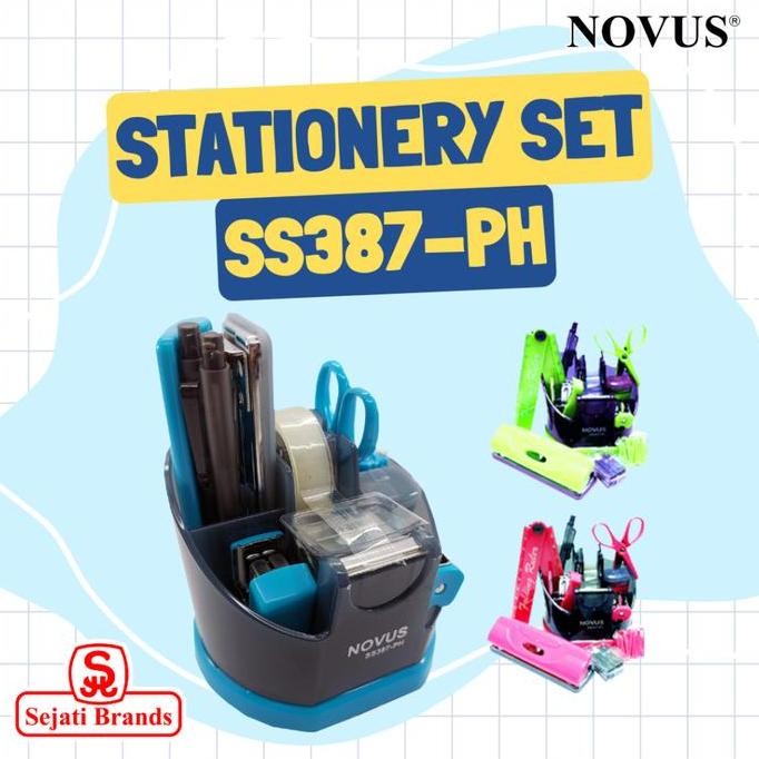 

Novus Stationery Set Ss387-Ph | Set Alat Tulis New Stok