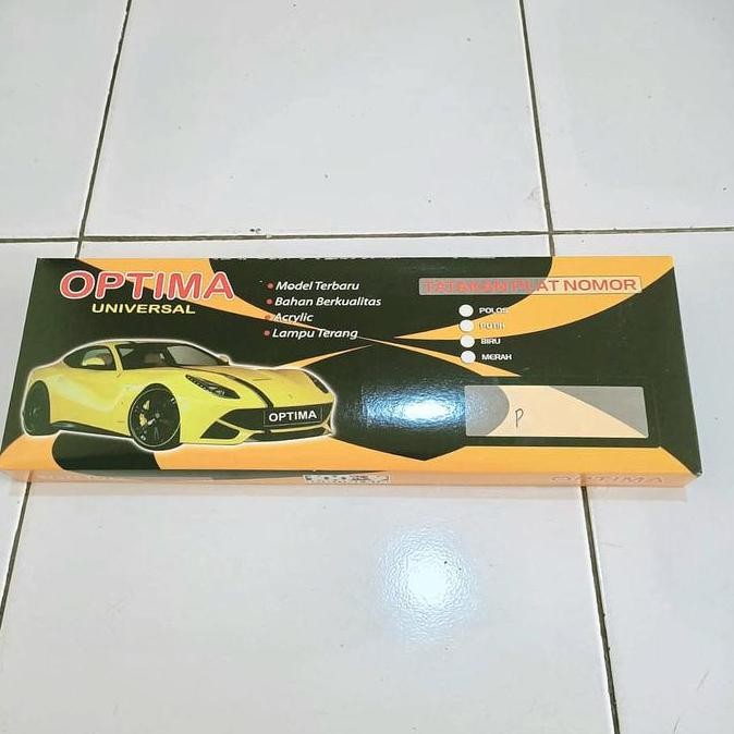 Frame Plat Nomor Mobil Acrylic | Cover Plat Nomor Mobil Akrilik | Tempat Dudukan Plat Nomor Mobil Un