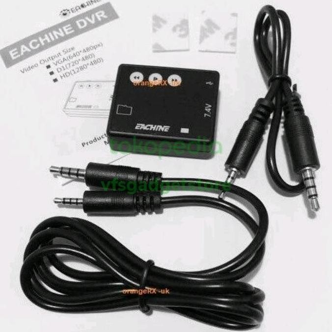 ready Eachine EV100 Micro AV Recorder 1280*480 Mini DVR 32GB TF fpv googles