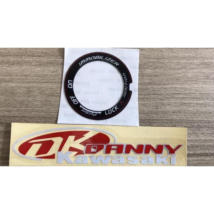 Stiker tutup kunci z800 mark igniter z800