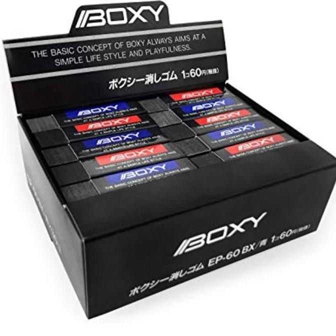 

Boxy Eraser 1Box Isi 30Pcs Ep-60Bx New Stok